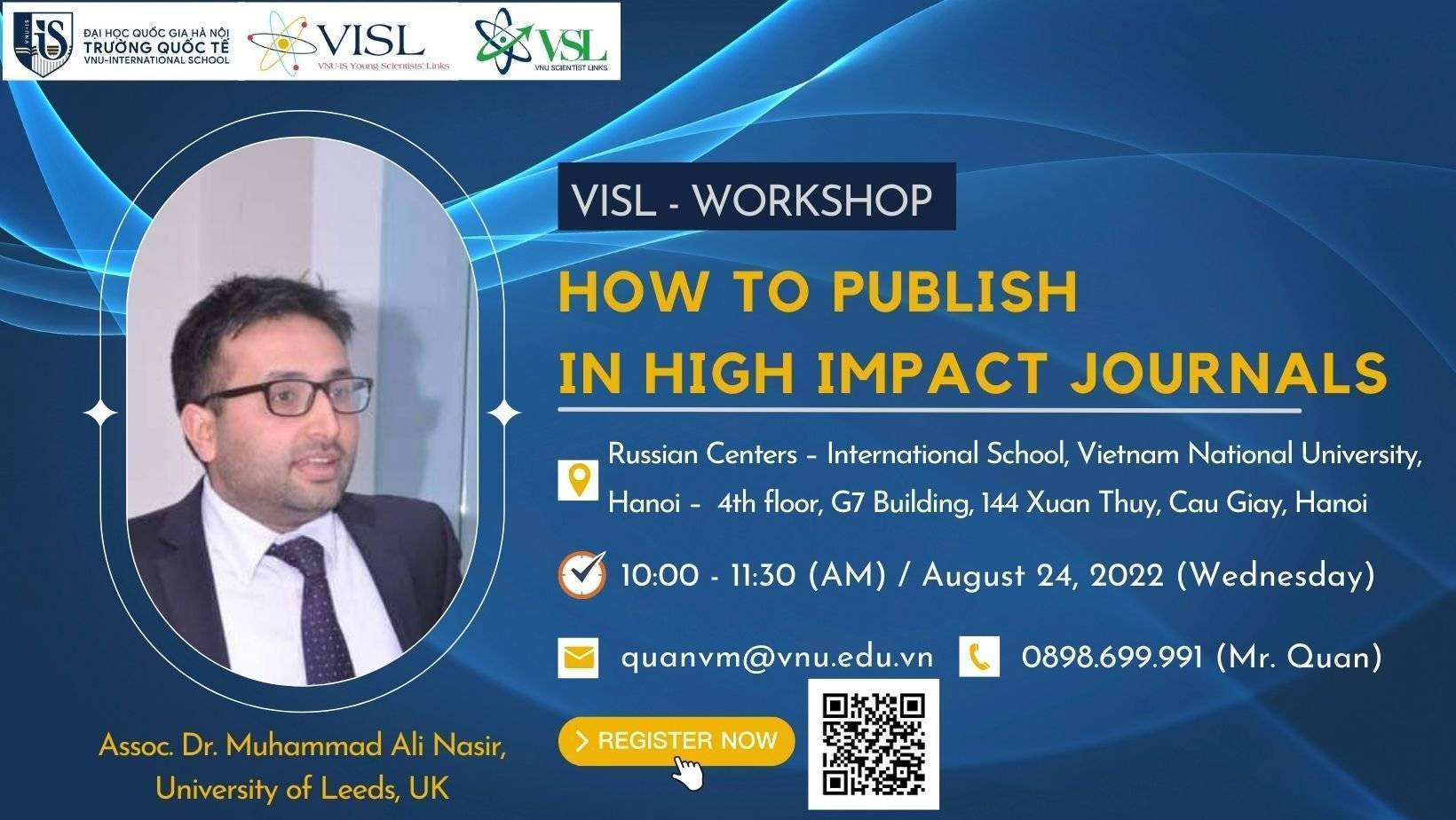 Workshop How To Get Published In High Impact Journals In Economics